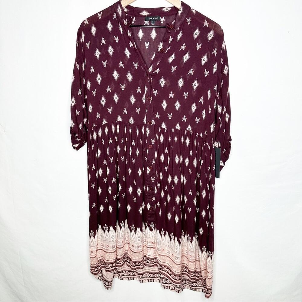 DEAR JOHN Purple Dress NWT in Small